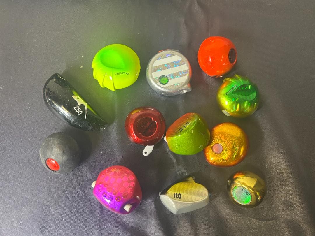 タイラバのセット・120ｇ～250ｇ/遊動式/新品ネクタイ付①