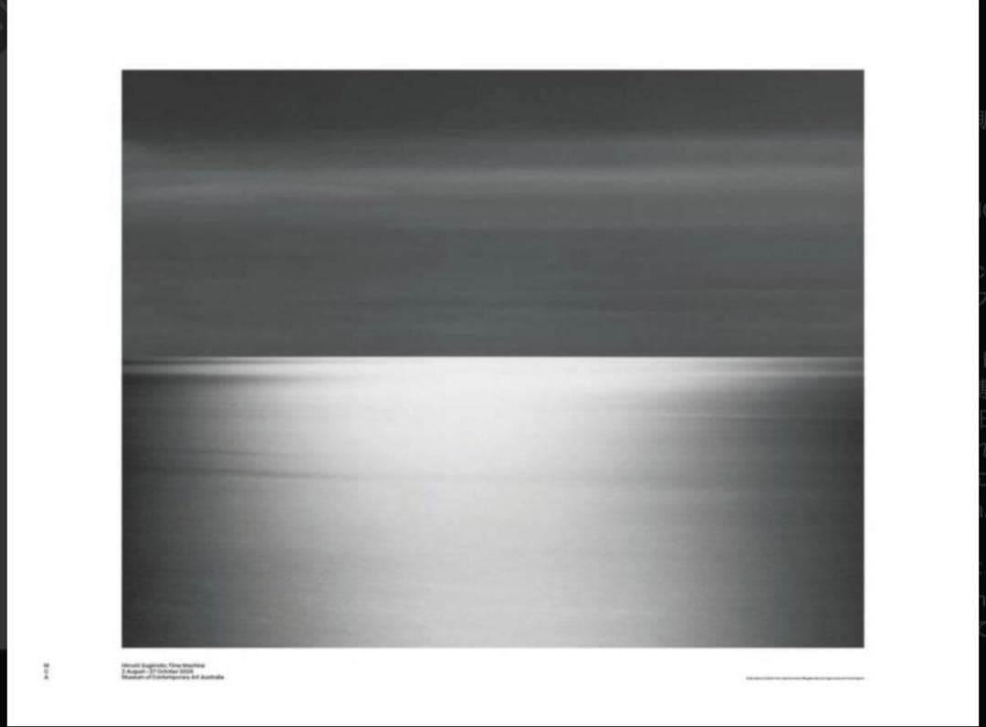 杉本博司 海景NorthAtlanticOceanポスター シドニー現代美術館