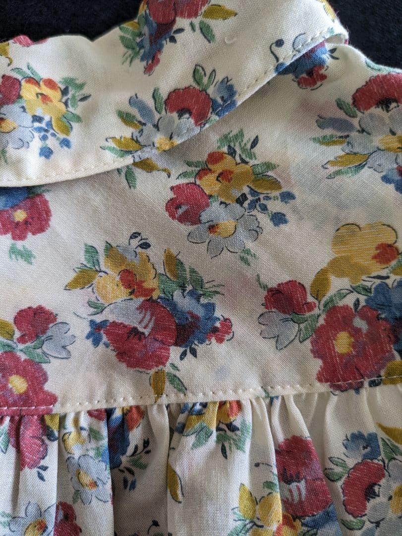 アトリエgg  アトリエジジ　ateliergg  フラワーシャツワンピース