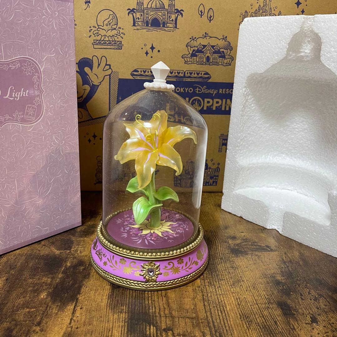 ディズニーストア 塔の上のラプンツェル10周年 LEDライト ランタン魔法の花
