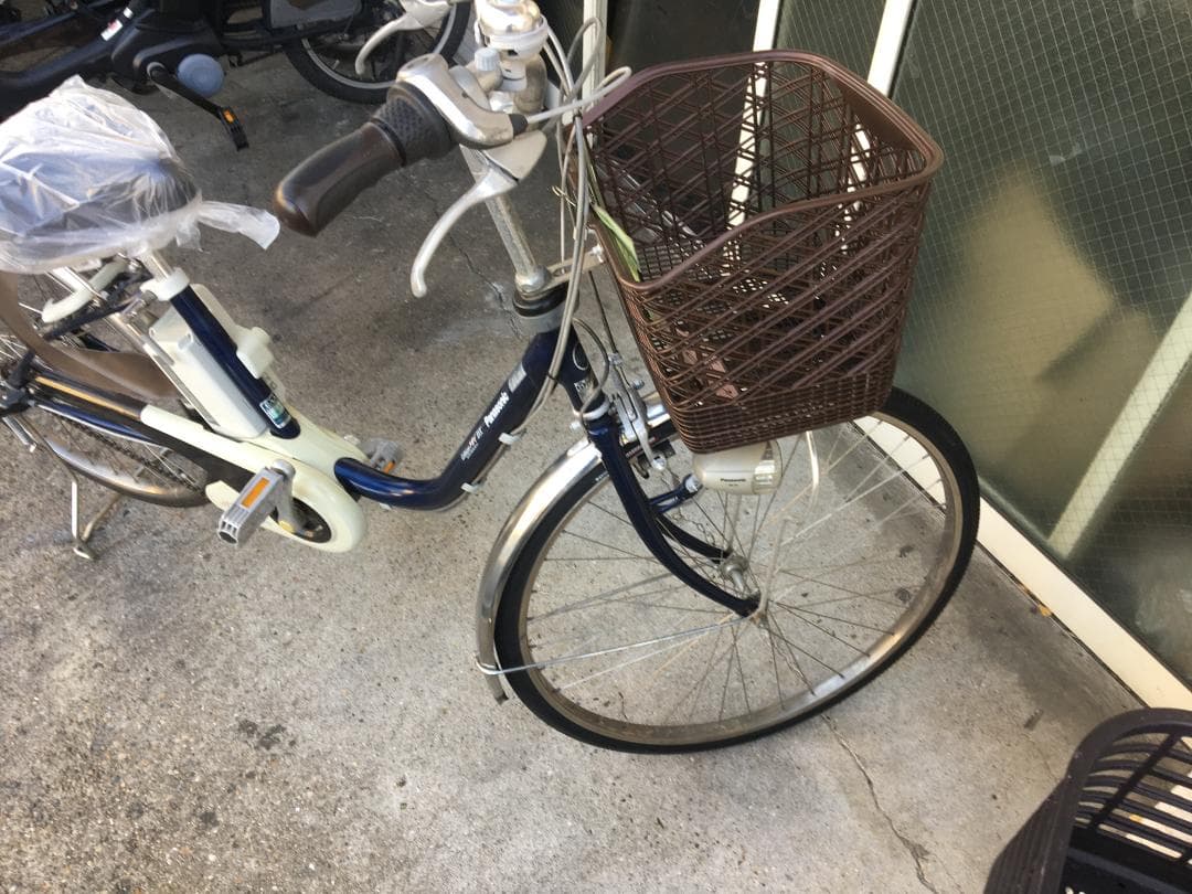 地域限定送料無料　ビビ　DX　6,6AH　子供乗せ　青　神戸市　電動自転車