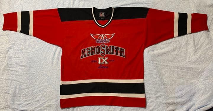 エアロスミス ナインライブス ワールドツアー ホッケージャージ