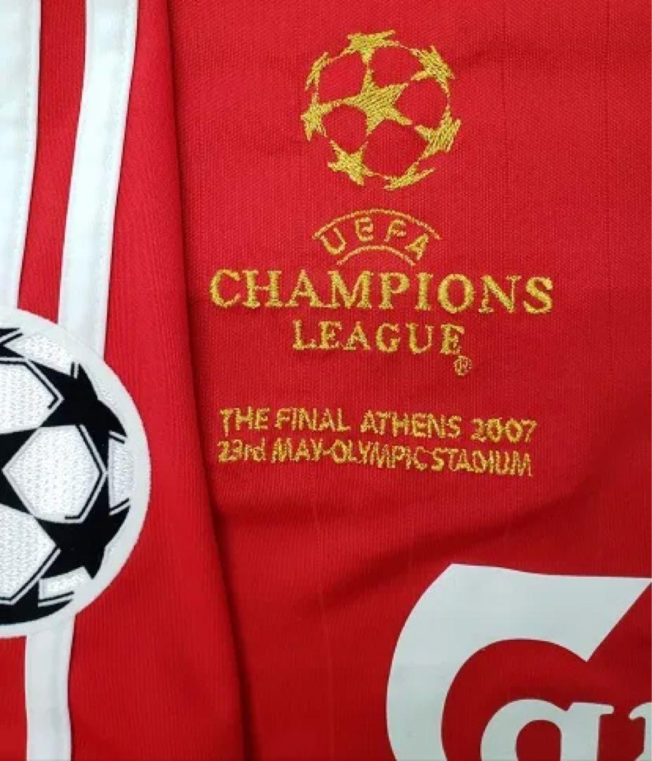 新品タグ付！06/07 リヴァプールFC ユニフォーム XL ジェラード8 赤