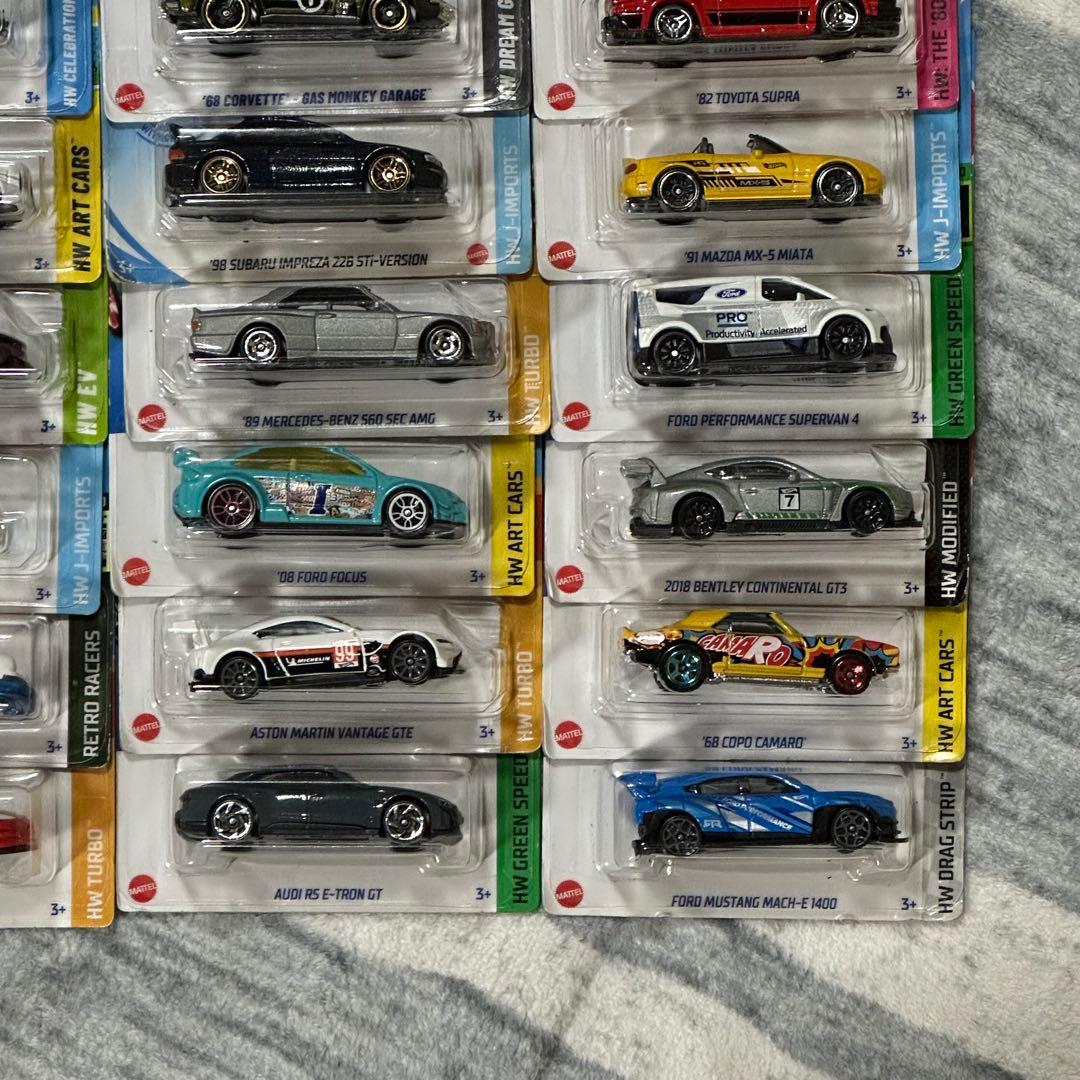 ホットウィール ベーシック 36台セット⑦ フェラーリ GT-R等