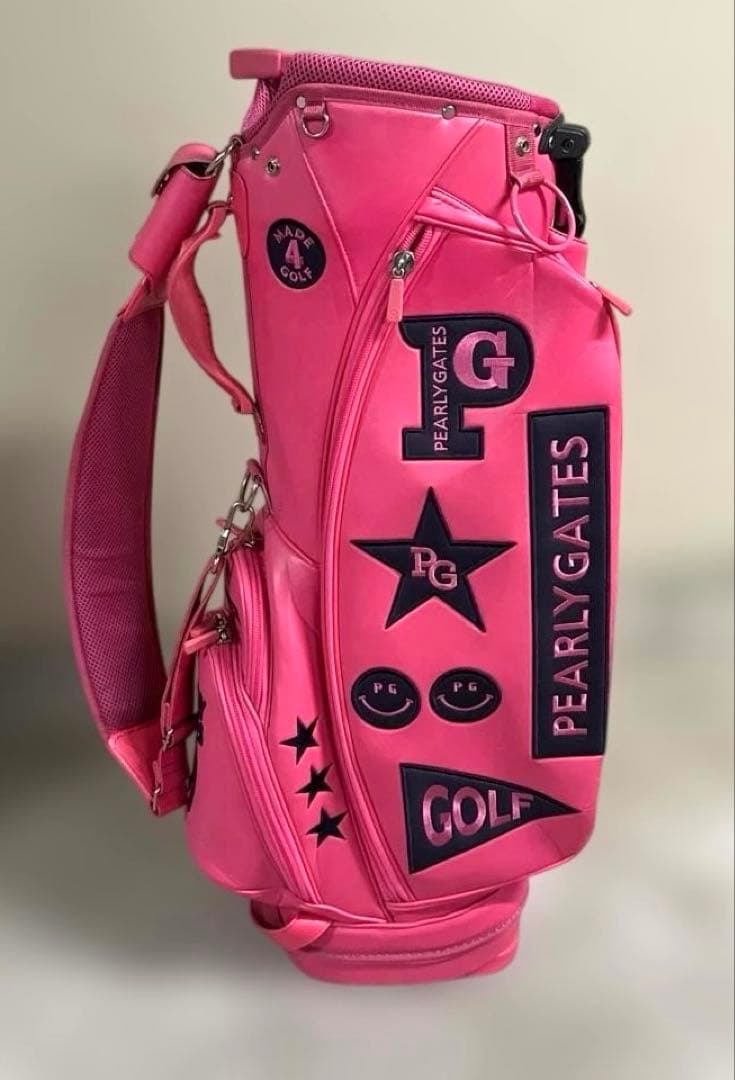 PEARLY GATES ピンク キャディバッグ 46 インチ対応(9型)