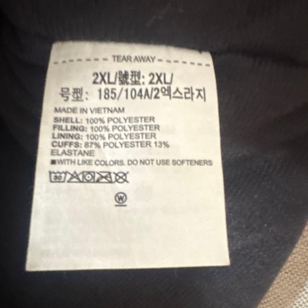 最終値下★美品★Under Armour ベンチコート ブラック　2XL