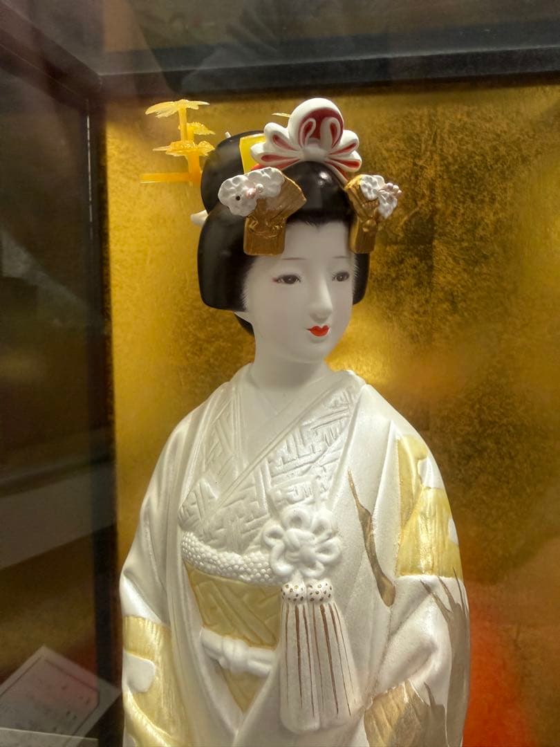 博多人形 植木進 幸あれ 日本人形 陶器製