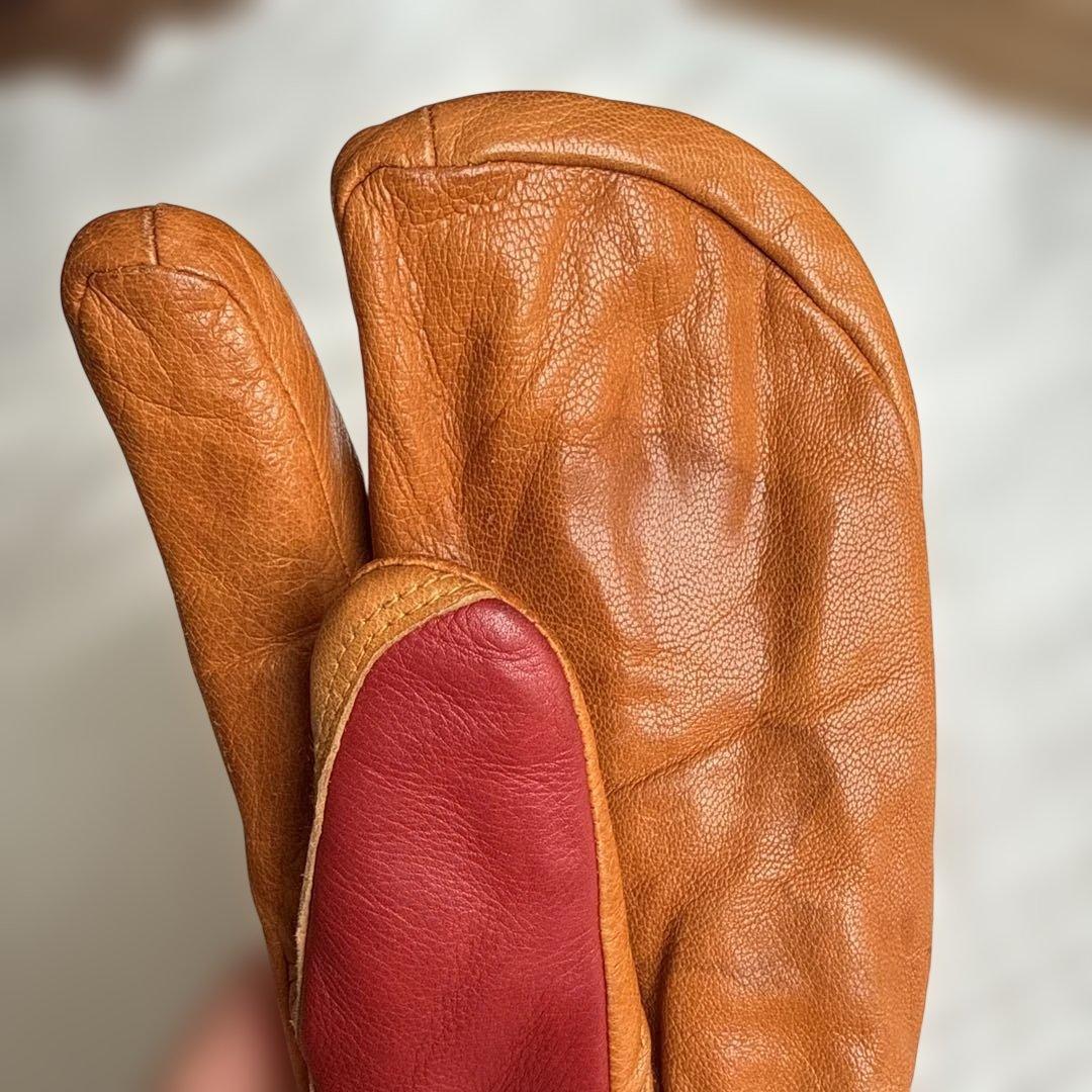 Hestra へストラ　3フィンガー・フル・レザー　サイズ6