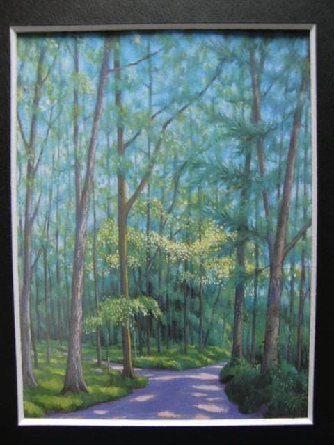 入江観【森の小怪】希少画集画、状態良好、新品高級額装付