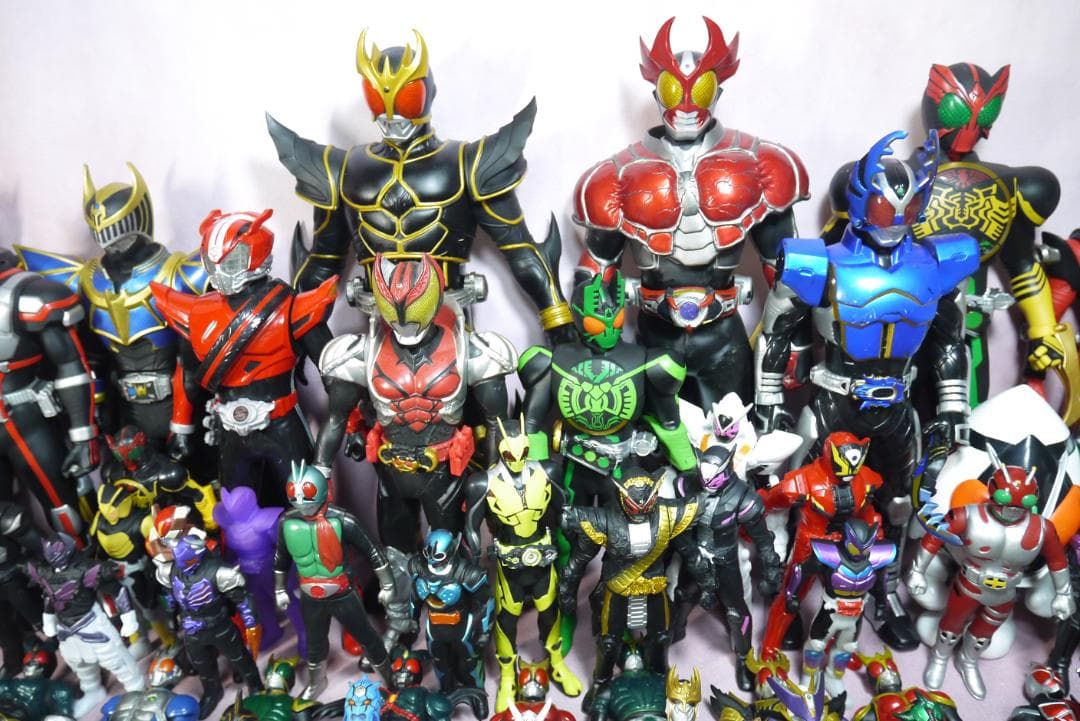 ライダーヒーローシリーズ　ビッグサイズソフビフィギュア　128体セット