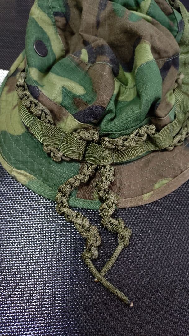 米軍 ベトナム戦争 ERDLグリーンリーフ迷彩 トロピカルハット 7 3/8