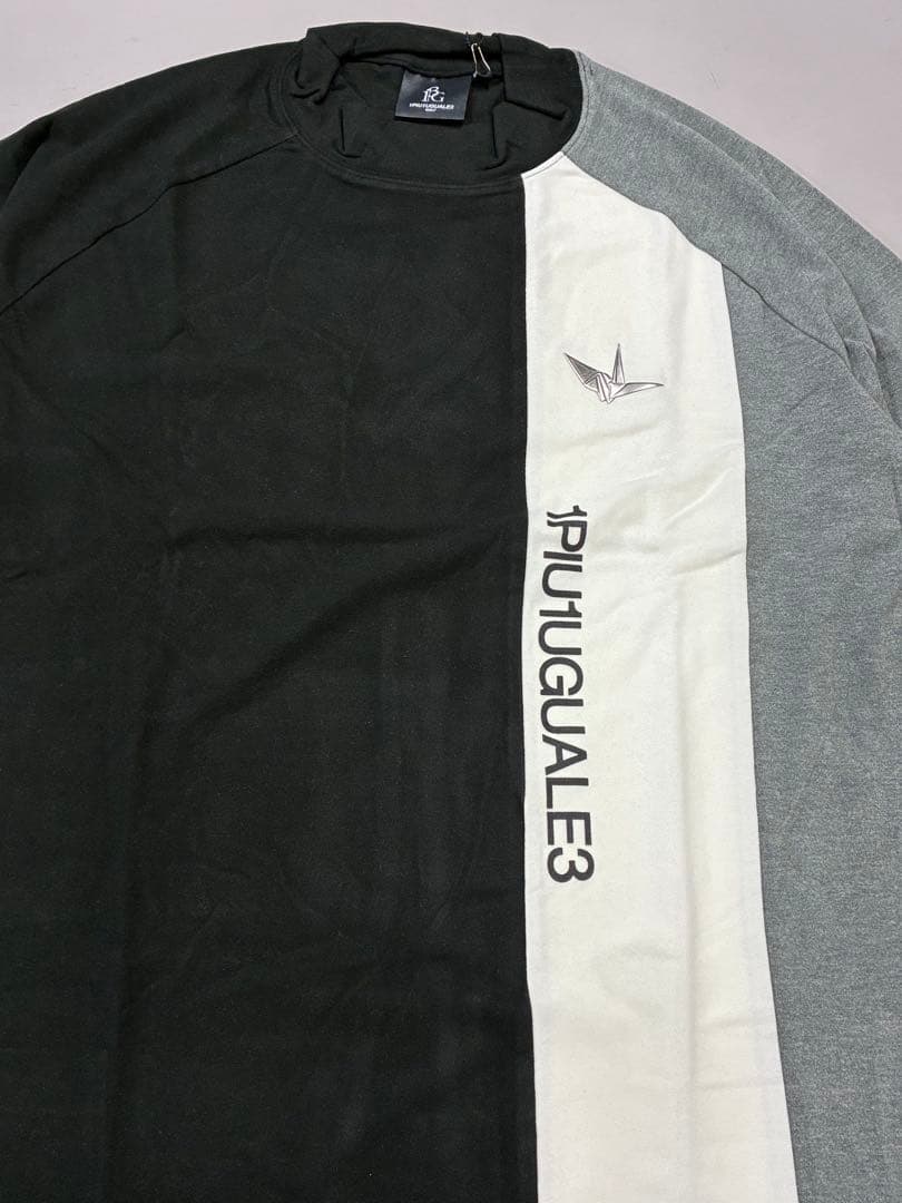 ウノピュウ L/S MOCK NECK STRIPE メンズXL 黒