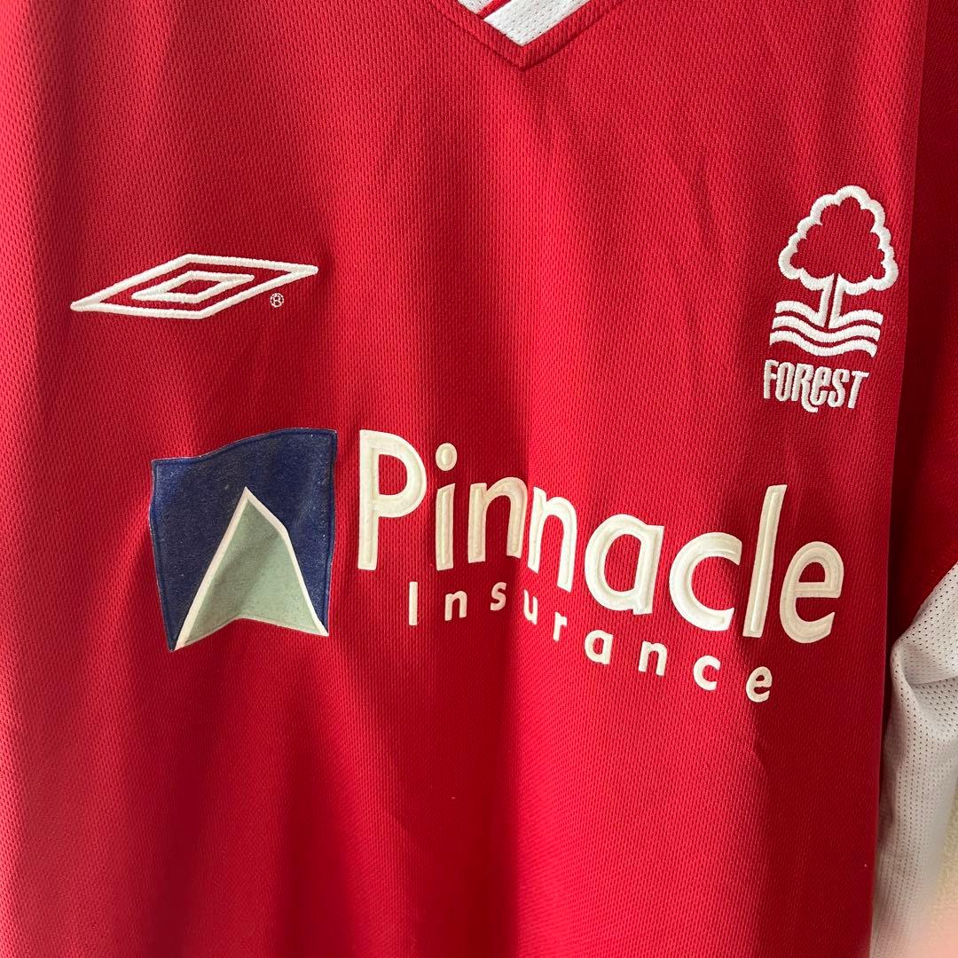 ノッティンガムフォレストサッカーユニフォーム 2002-03　アンブロ　サイズM