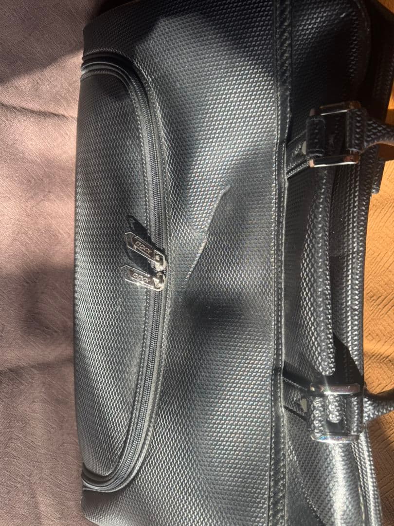 XXIO ゴルフバッグ ブラック チェック柄 ボストンシューズバックセット