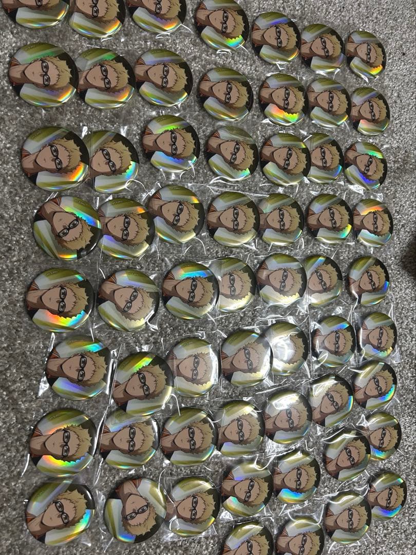 月島蛍　ハイキュー　缶バッジ　60個