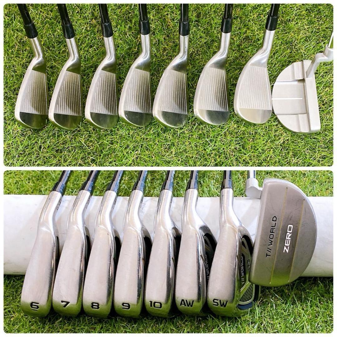 良品 ホンマ ツアーワールドゼロ メンズゴルフセット 初心者 13本 高級セット