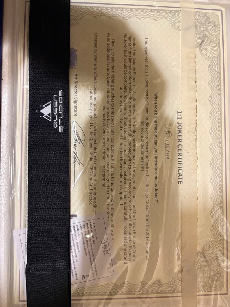 JOKER/ ジョーカー アーサー・フレック 1/1 ライフサイズ バスト