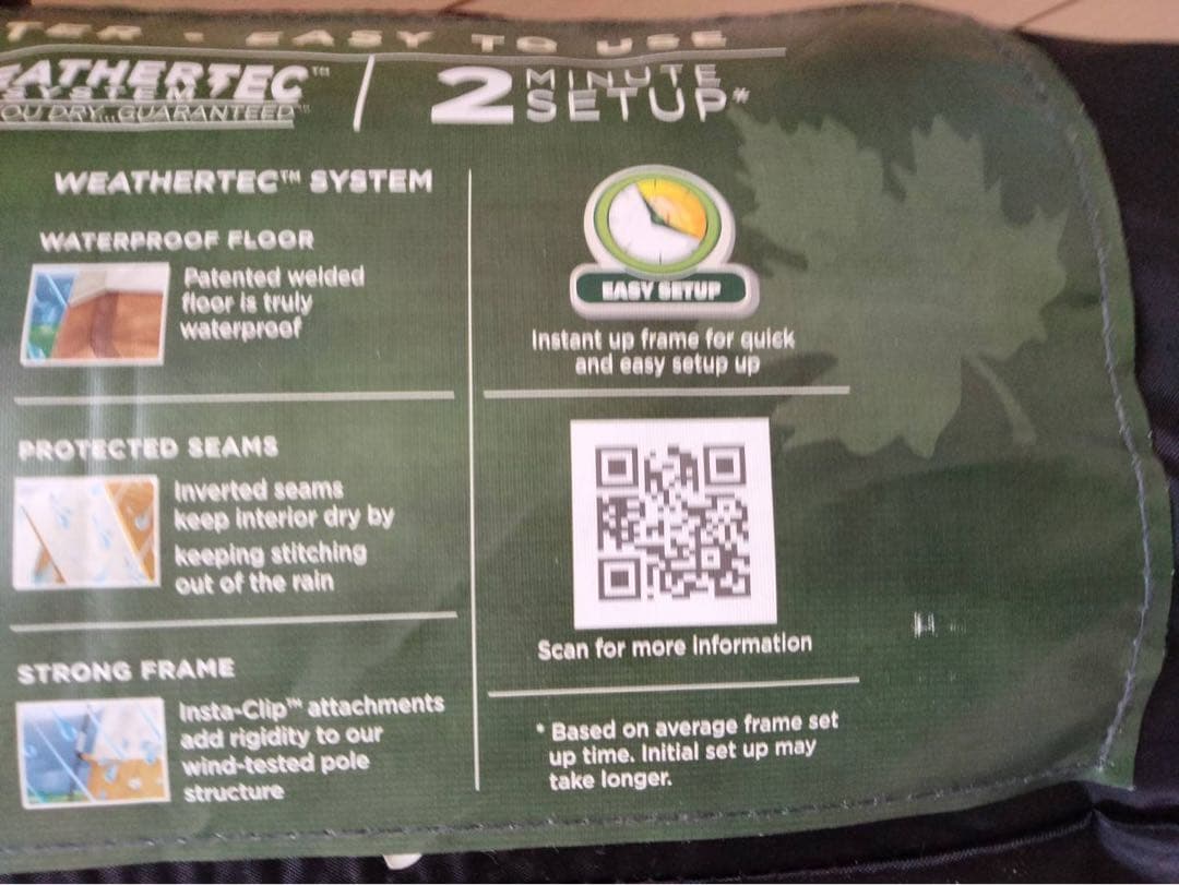 テント　コールマンインスタントトラベラー　6人用