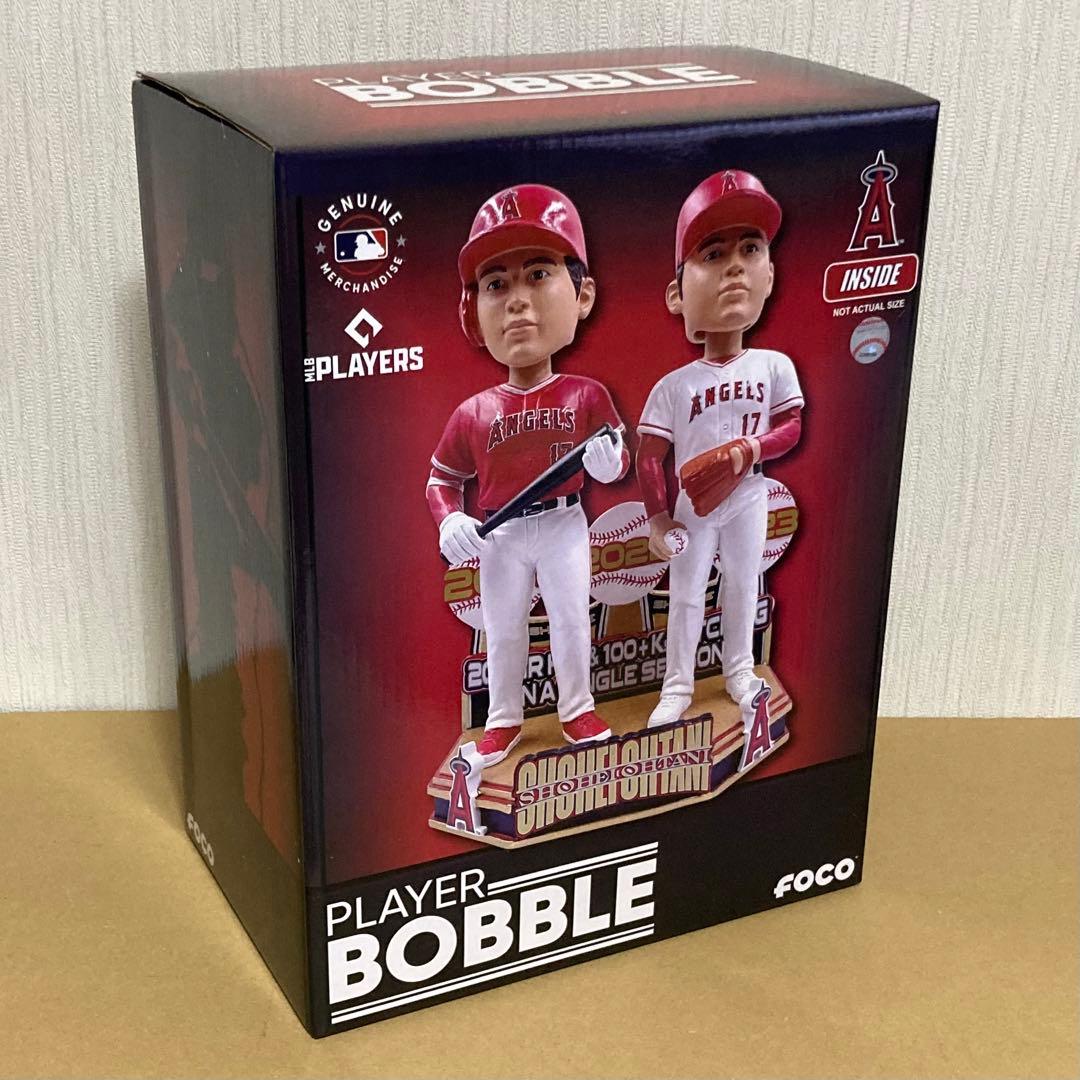 限定223個 大谷 翔平 20本塁打 100奪三振 二刀流 ボブルヘッド