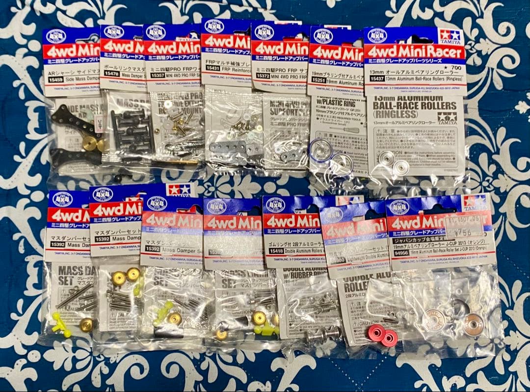 ミニ四駆　パーツセット　未開封品＆使用品色々です。