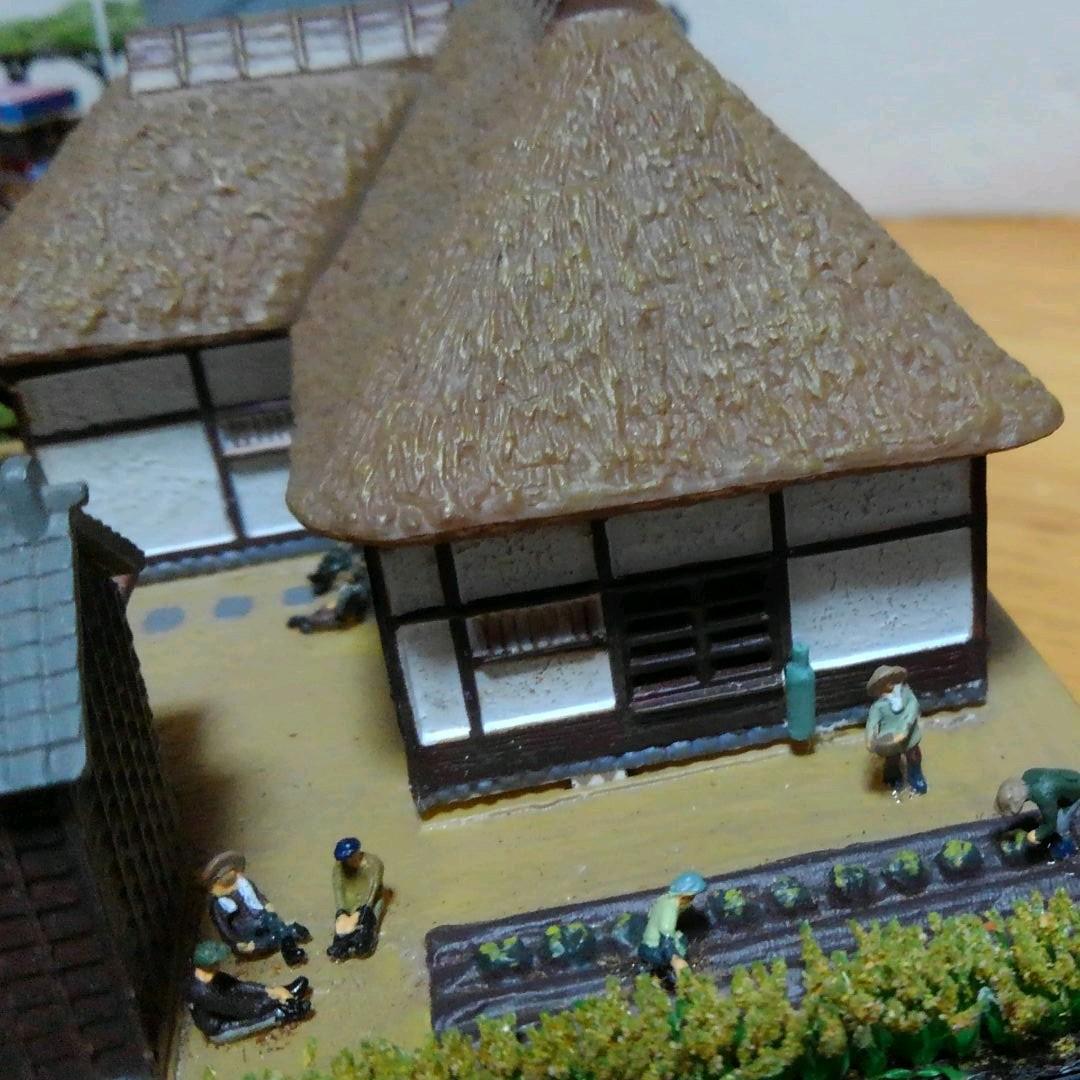 ジオラマ　昭和の街　里山