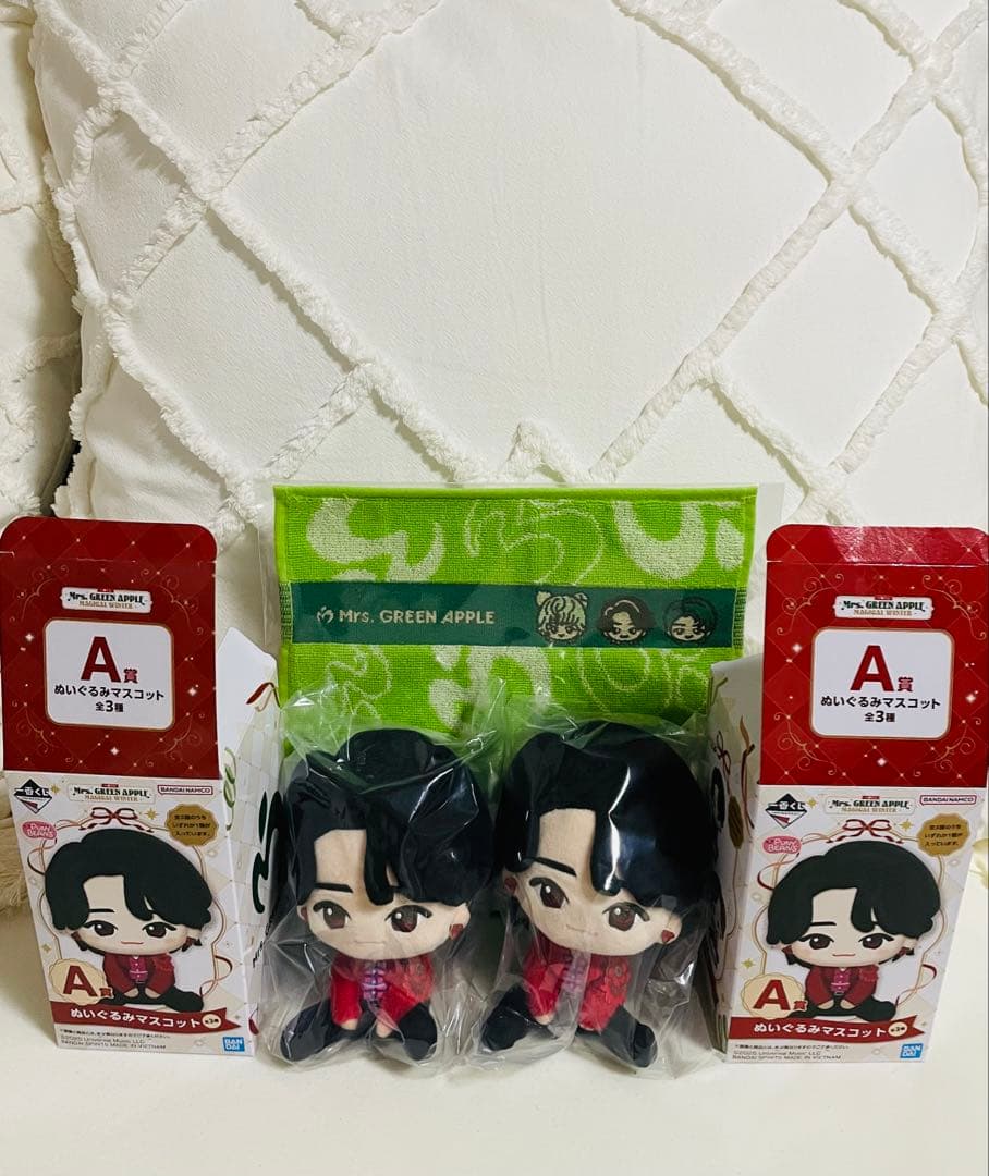 Mrs. GREEN APPLE 一番くじ A賞：大森元貴×2 G賞タオル×1