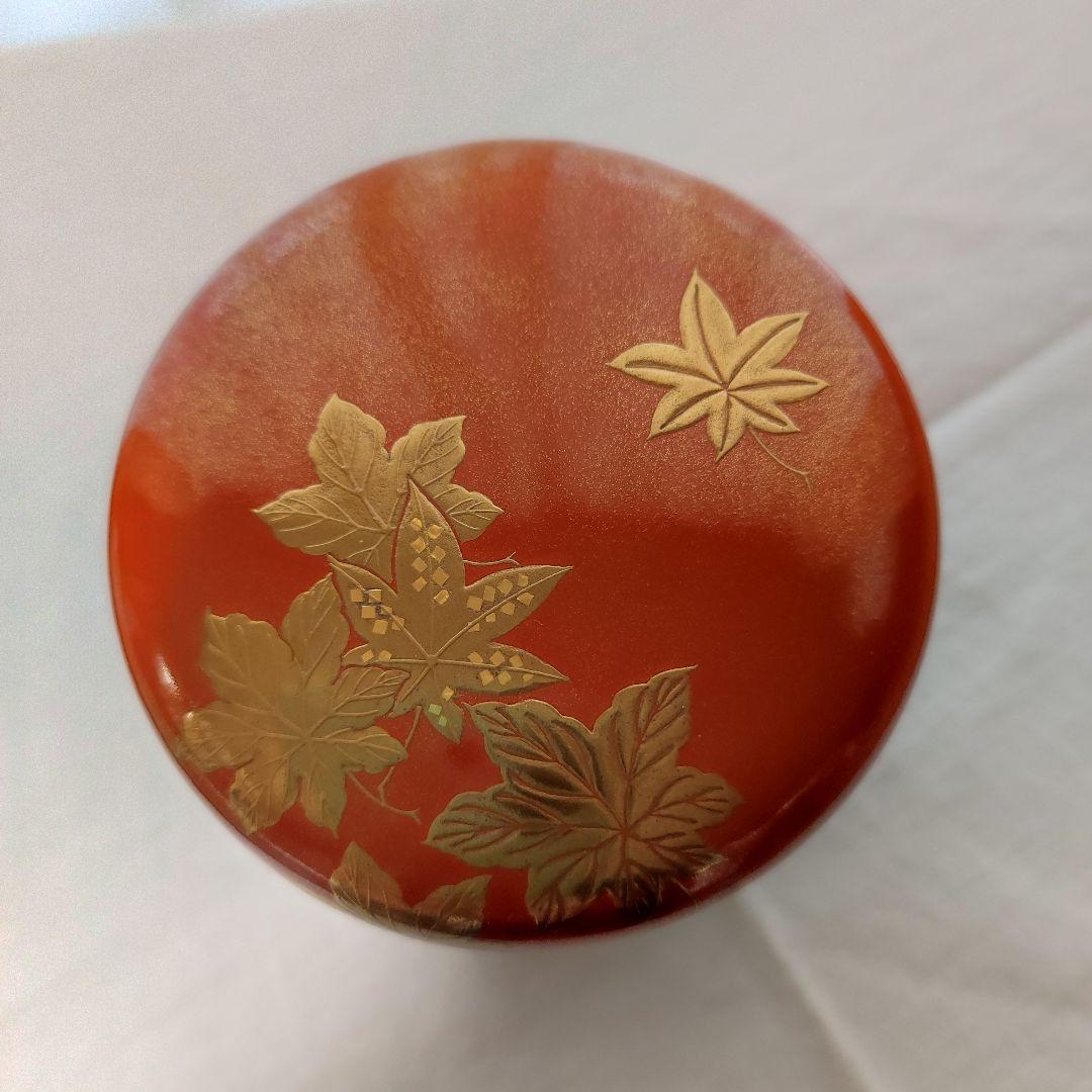 茶道具◆楓葉蒔絵大棗◆吉田華正