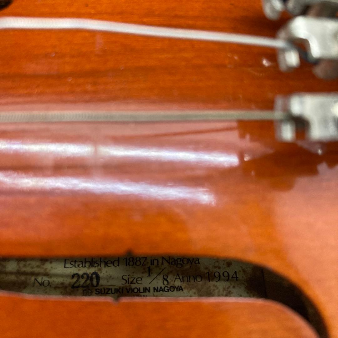 スズキバイオリン名古屋　no.220 1/8 子供用バイオリン　SUZUKI⑥
