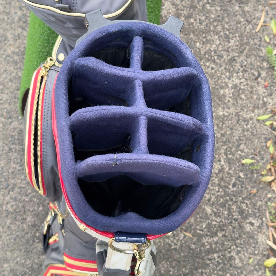 マークアンドロナ キャディバッグ 9型 マーク＆ロナ トリコ 迷彩 スタンド