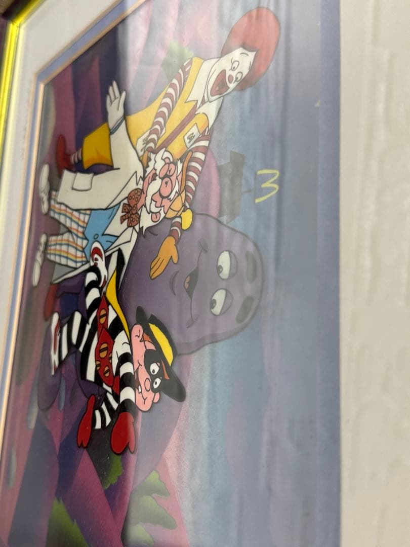 80s ヴィンテージ セル画 マクドナルド アート オリジナル 非売品 レア