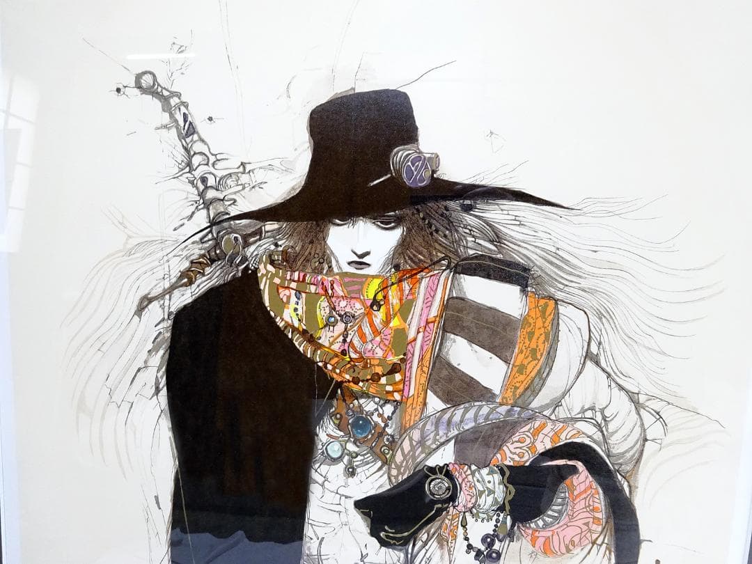 #天野喜孝 #華 #リトグラフ #大作 #直筆サイン #アールビバン #証明書付