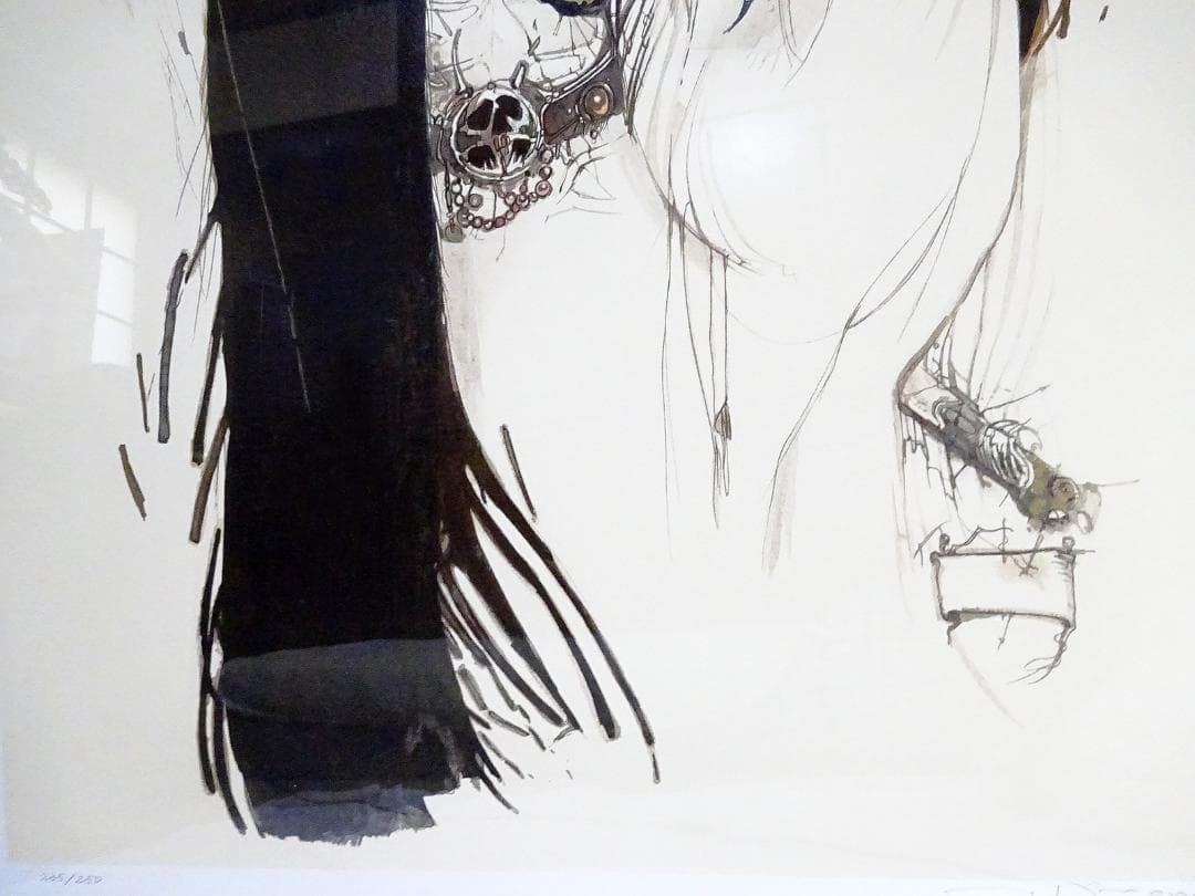 #天野喜孝 #華 #リトグラフ #大作 #直筆サイン #アールビバン #証明書付