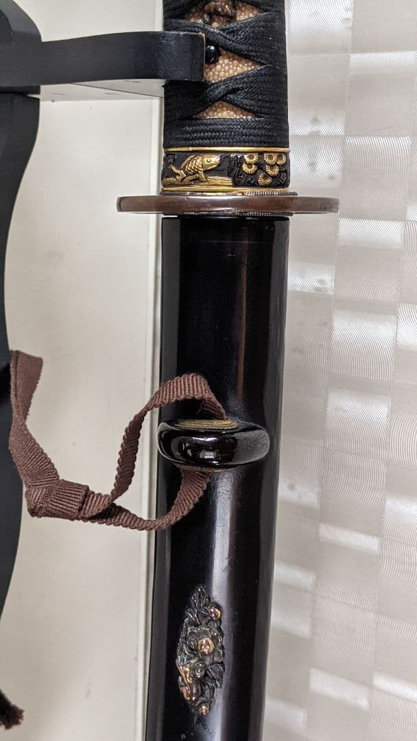 脇差し拵え　保管品　極上　 小柄　つなぎ付