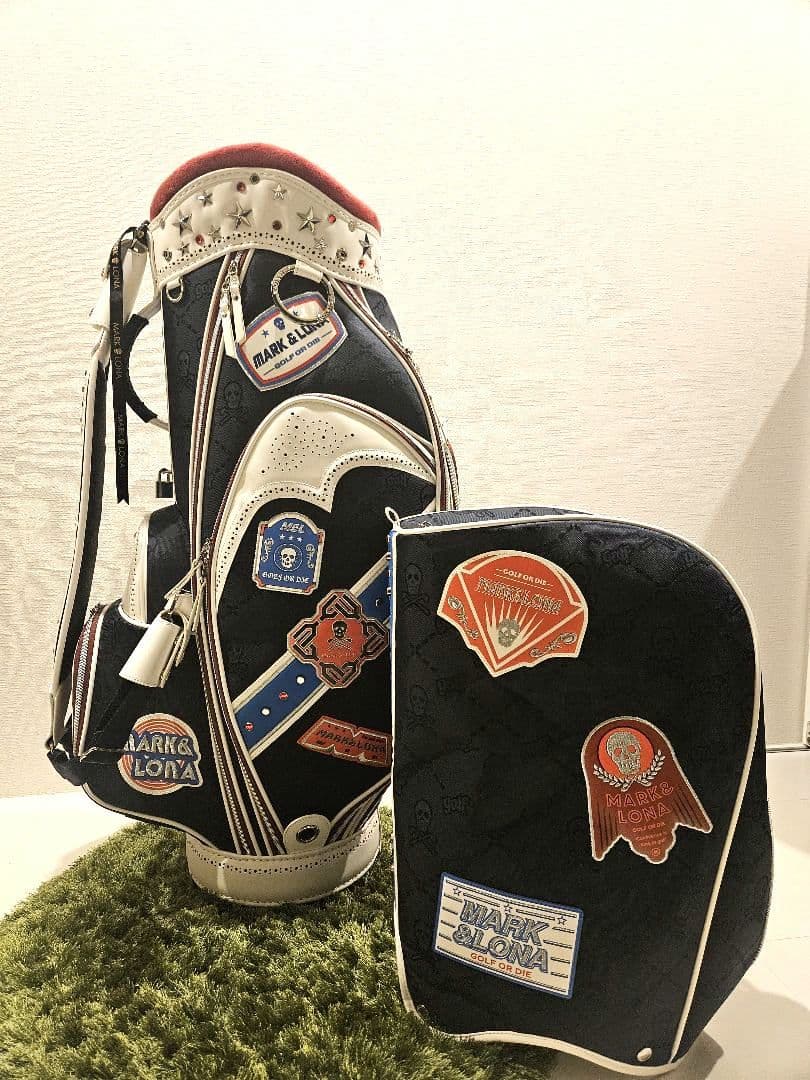 MARK&LONA パッチワークキャディバッグ