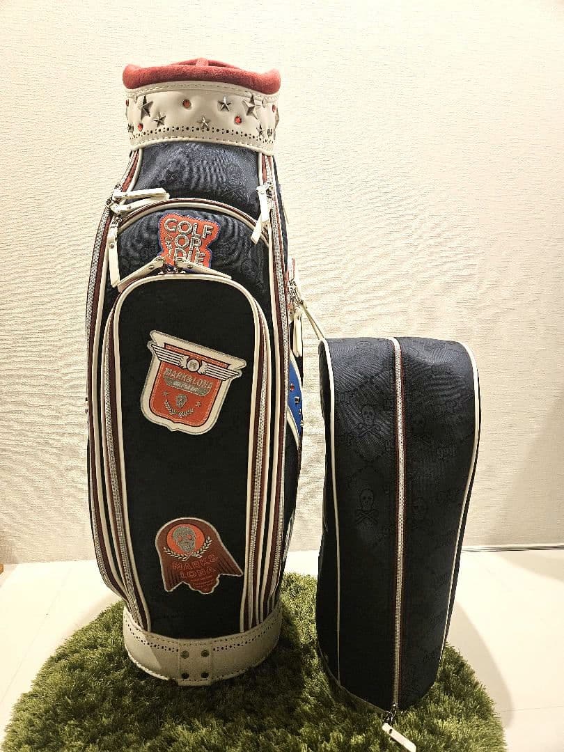 MARK&LONA パッチワークキャディバッグ