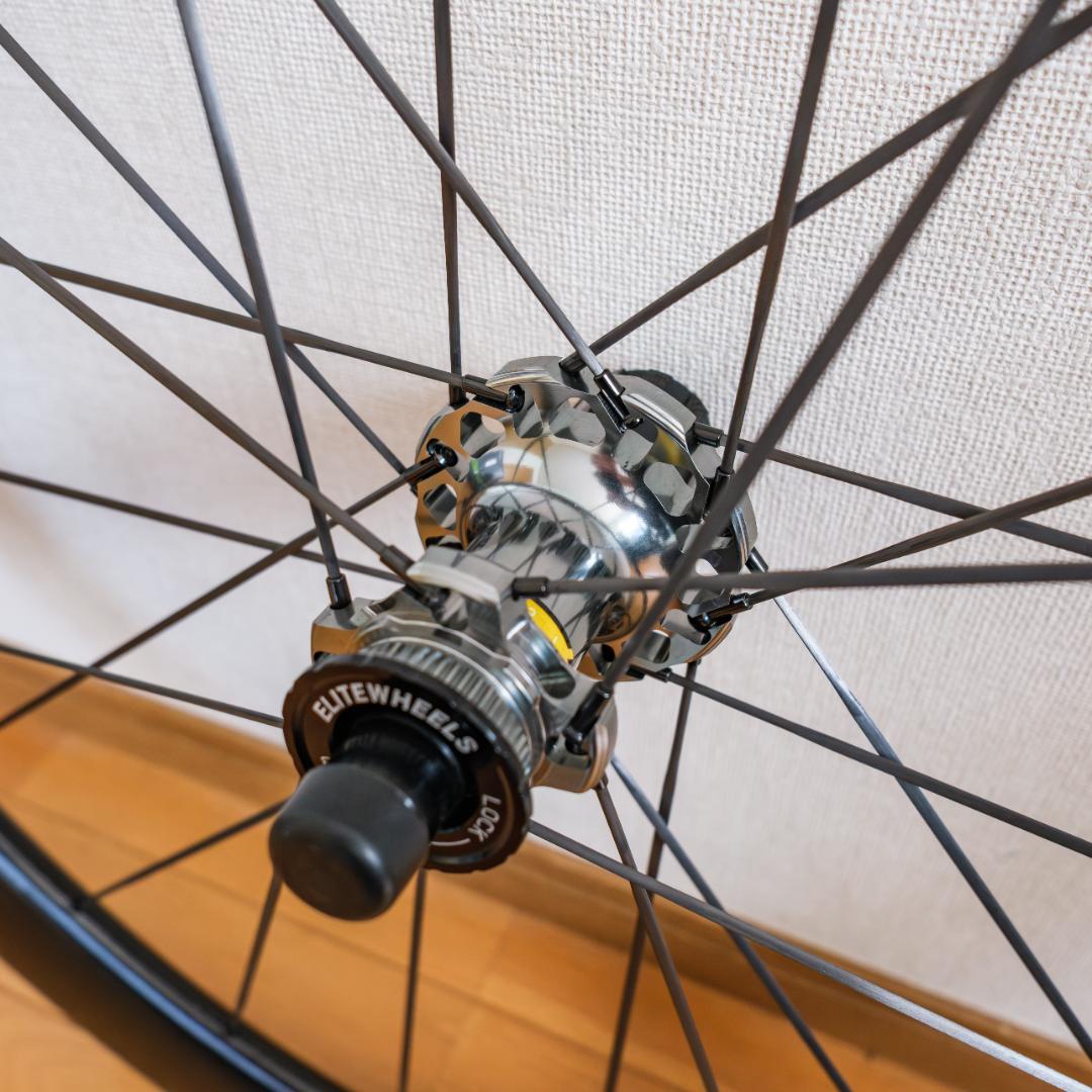 値下げ【美品】カーボンホイール Elitewheel Drive 50D