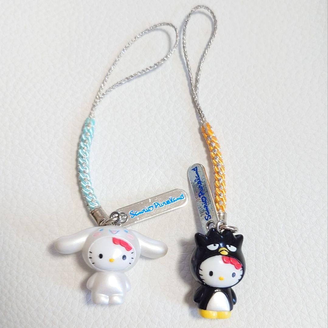 ☆かぶりんぼキティ☆シナモロール☆バッドばつ丸☆根付け ストラップ