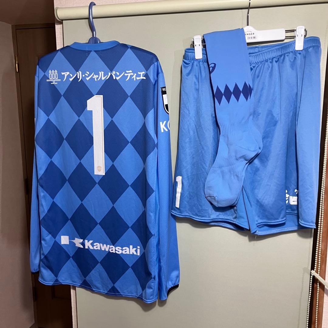 ヴィッセル神戸 ユニフォーム ソックス ユース 支給品　アシックス 2XL 美品