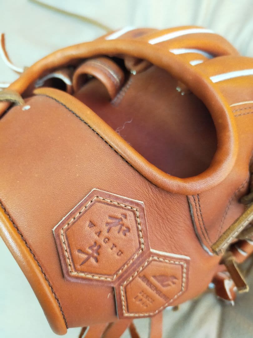 【新品】ジュンケイ 硬式内野手用グラブ セレクト和牛 レザーエンブレム 限定品