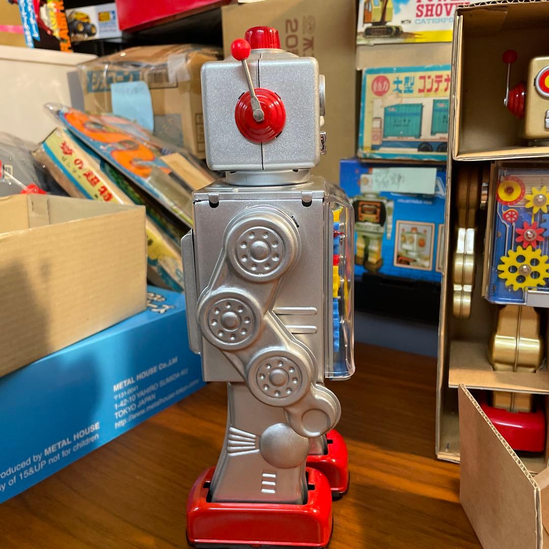 新品保管品メタル社ギアロボ未使用シルバー&ゴールド（A社無在庫転売屋に注意して）