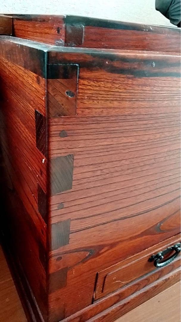 天然木　欅　長火鉢