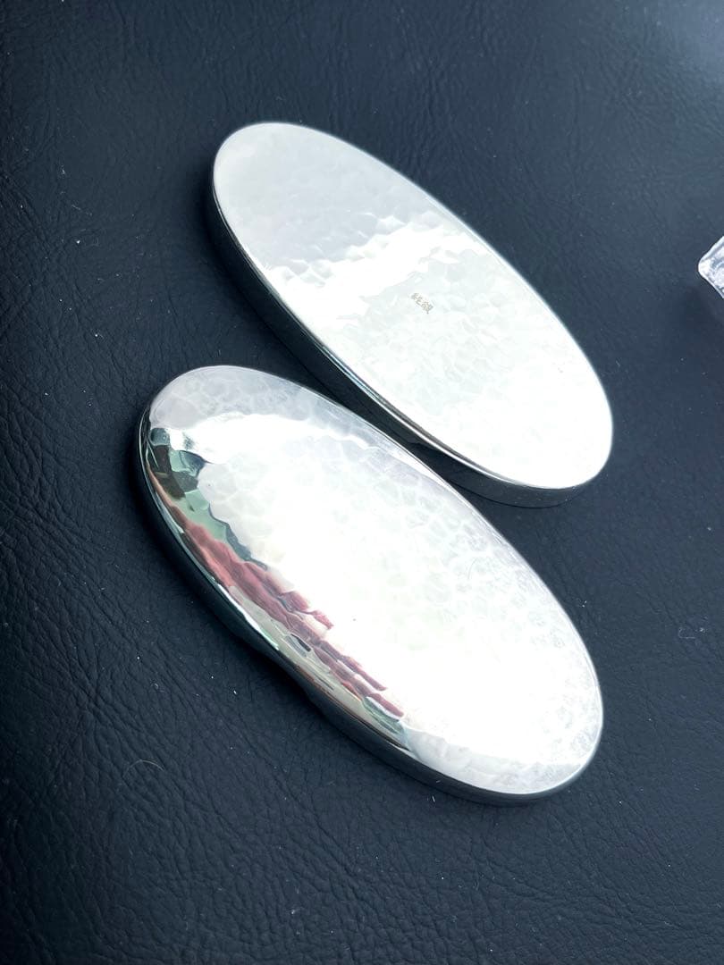 純銀　美品　小物入れ　ヴィンテージ 槌目