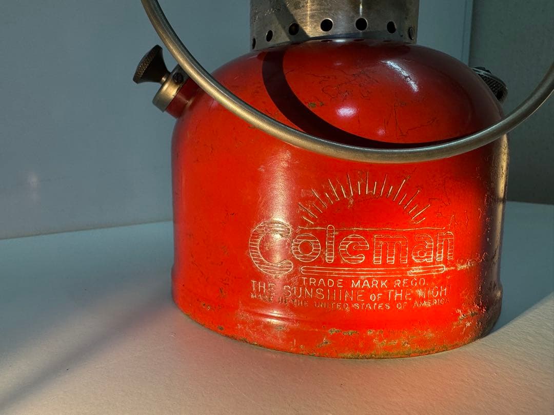 W*G様 1956年5月製造 コールマン 200A ランタン　イエローボーダー