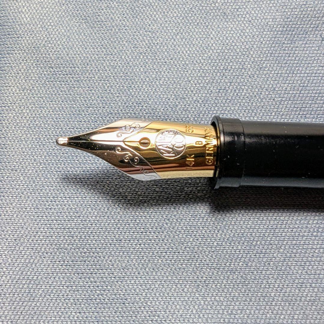 ほぼ未使用 Kaweco 万年筆 14金 バイカラー B ペン先