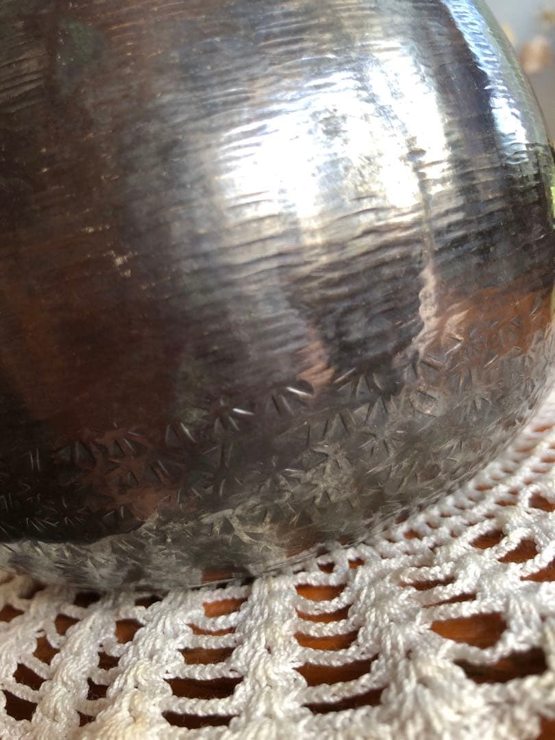 秀夆堂造　急須　いぶし銀