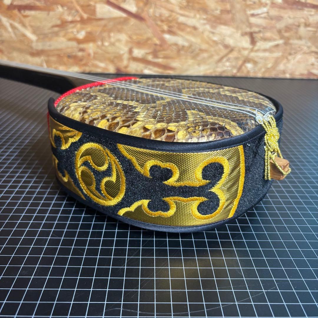 沖縄三線 本蛇革仕様 本皮