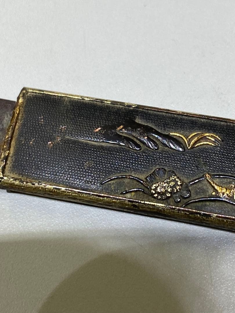 3-1848 時代刀装具在銘小柄