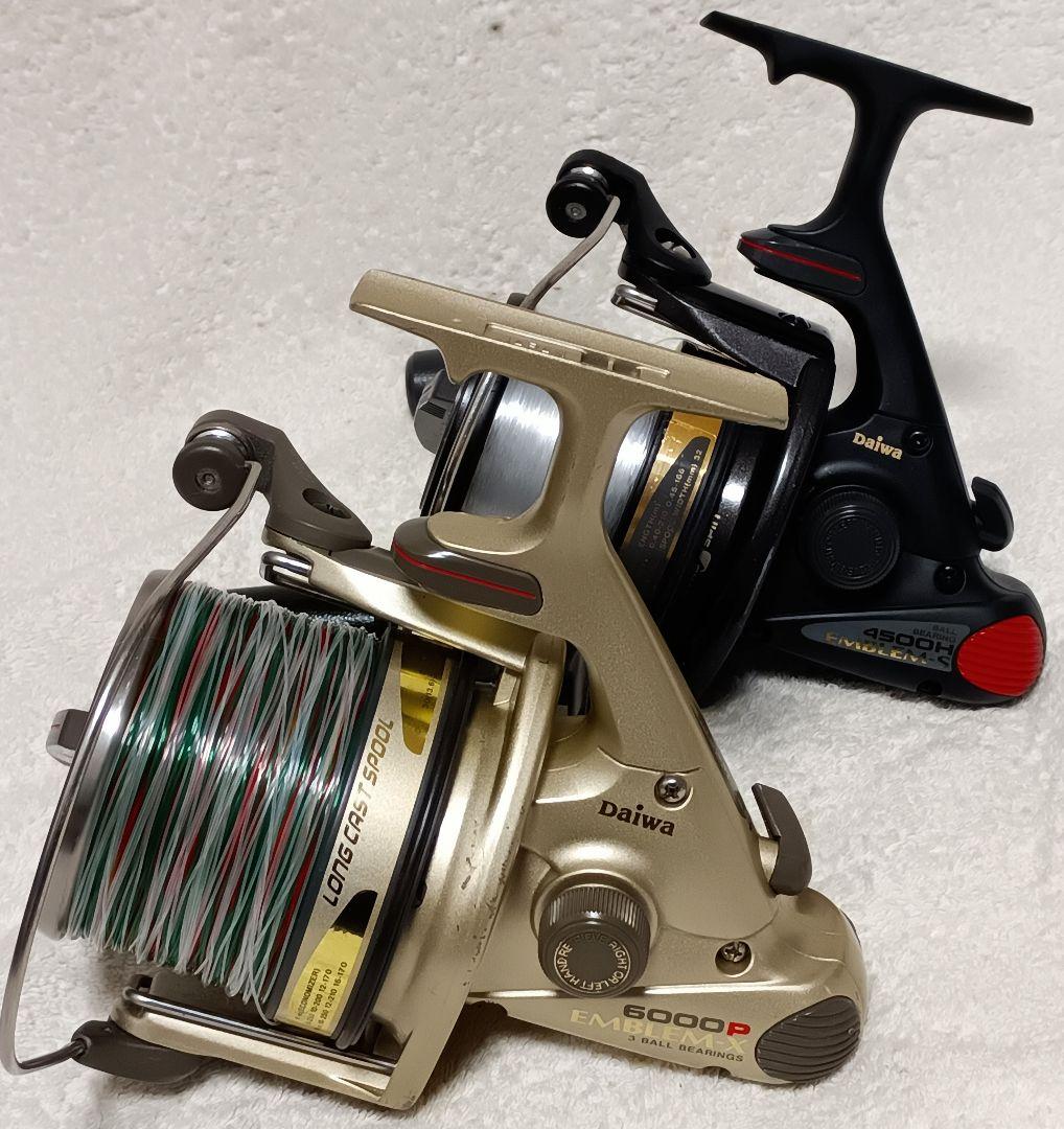 ダイワエンブレムX6000P&エンブレムS4500H遠投カゴ釣り専用リールまとめ