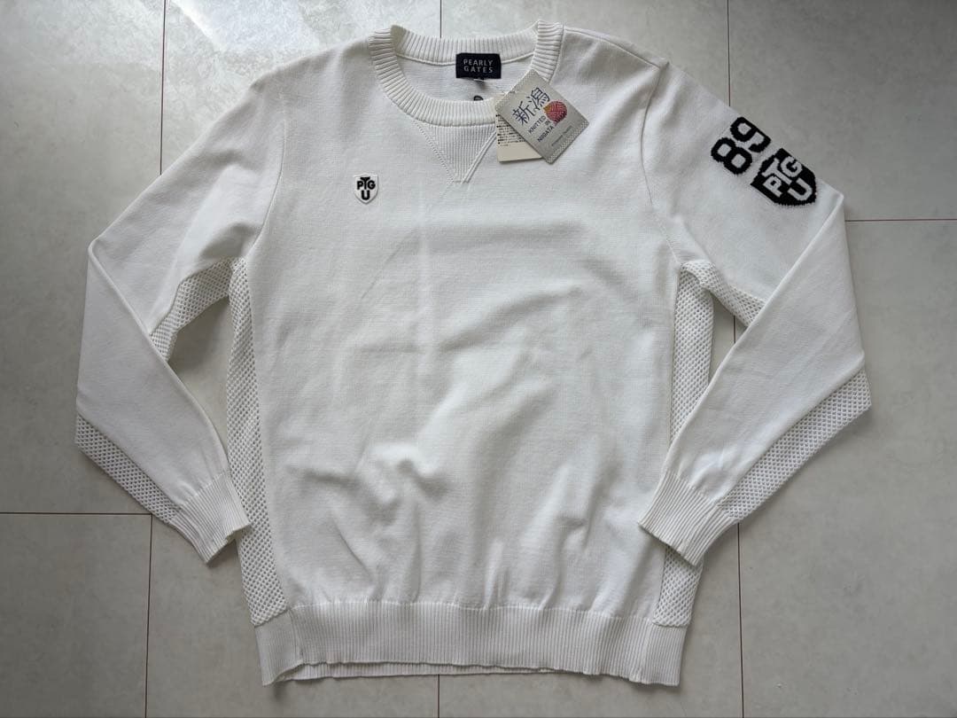 未使用タグ付　パーリーゲイツ トップス　ニット　men's 5