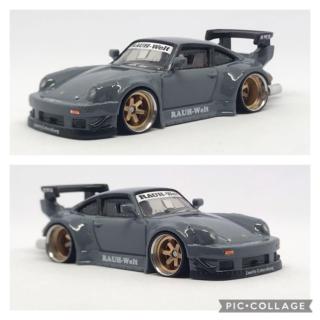 ホットウィール　ポルシェRWBトランスポートとポルシェRWBのカスタム